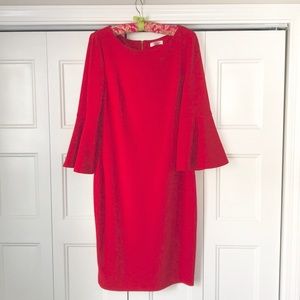 Calvin Klein Bell Sleeve Dress